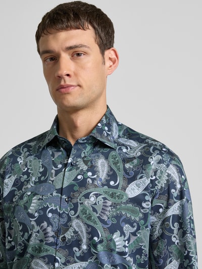 ETERNA Comfort fit zakelijk overhemd met kentkraag Groen - 3