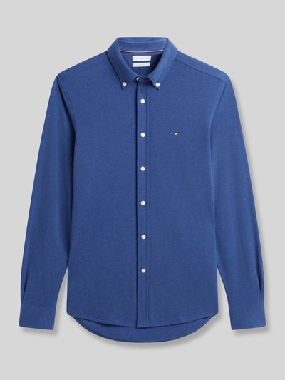 Tommy Hilfiger Slim Fit Freizeithemd mit Logo-Stickerei Blau 2