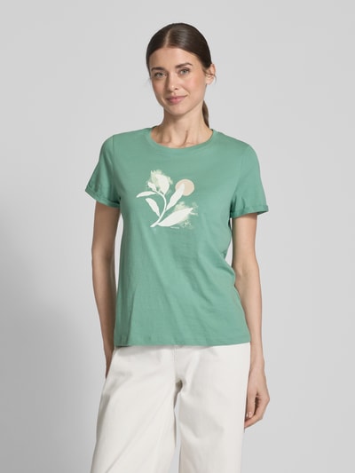 Tom Tailor Regular fit T-shirt van puur katoen Groen - 4