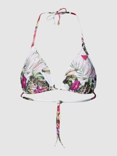 Guess Bikini-Oberteil mit Allover-Print Gruen Melange 2