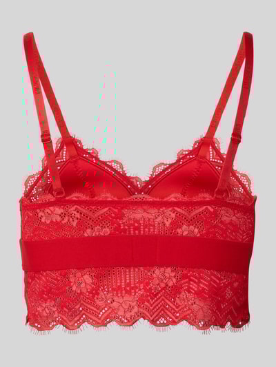 HUGO BH mit Spitzenbesatz Modell 'TRIANGLE RL LACE' Rot 3
