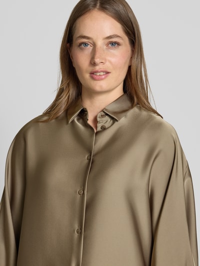 V by Vera Mont Relaxed Fit Bluse mit Umlegekragen Hellgruen 3