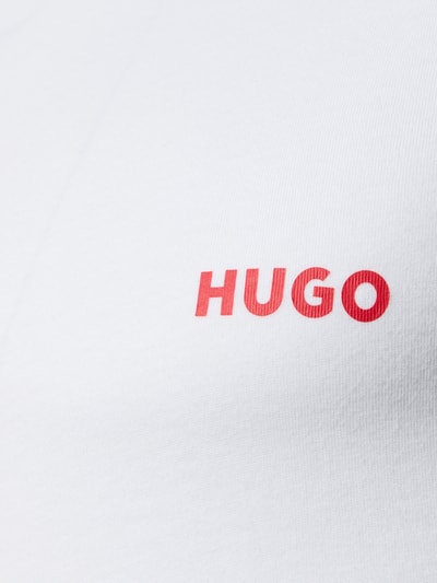 HUGO Regular Fit T-Shirt Set aus reiner Baumwolle im 3er-Pack Mittelgrau 2