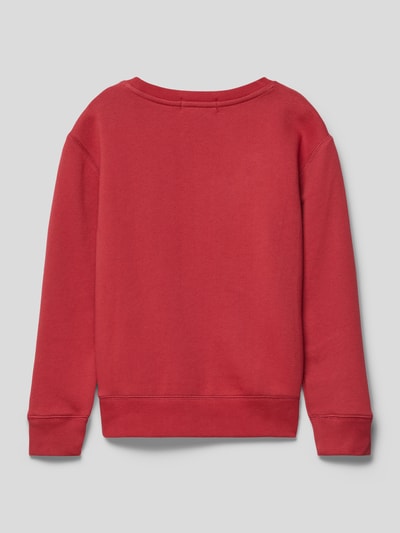 Polo Ralph Lauren Teens Sweatshirt met labelstitching Rood - 3