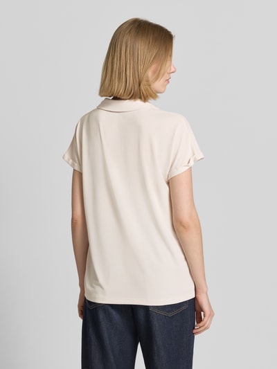 Christian Berg Woman Koszulka polo o kroju regular fit z mieszanki modalu Écru 5