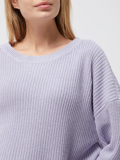 Only Pullover aus Baumwollmischung Modell 'Hilde' Hellblau 3