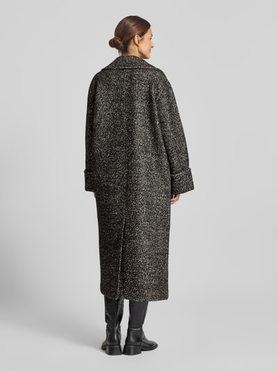 Cph Muse Mantel mit Woll-Anteil Modell 'ZAG' Black 5