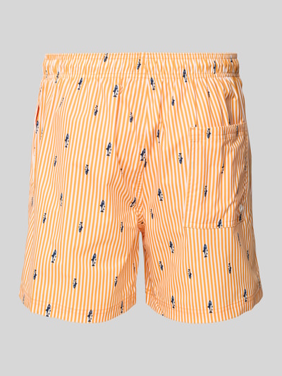 Jack & Jones Regular Fit Badeshorts mit Label-Patch Modell 'STMAUI' Hellgelb 3