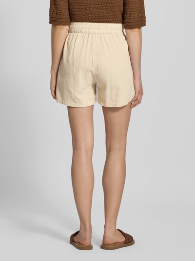 Only Loose Fit Shorts aus reiner Baumwolle Modell 'TIZANA' Beige 5
