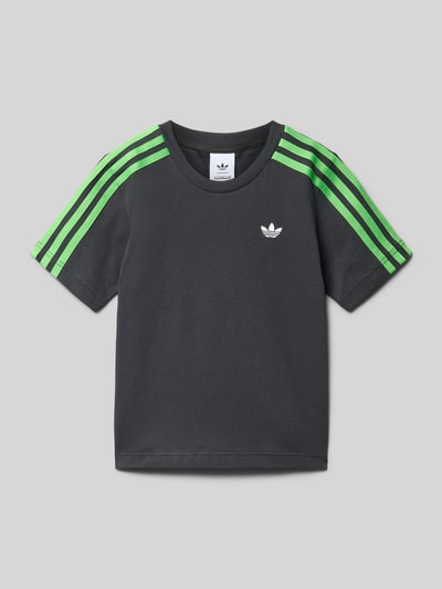 adidas Originals T-shirt met motiefprint aan de achterkant Zwart - 1