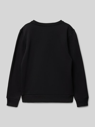 Boss Sweatshirt met labelprint Zwart - 3