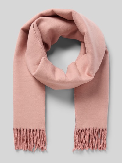 Kurt Beines Schal mit Fransen Rosa 1