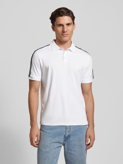 HECHTER PARIS Poloshirt met labelprint Wit - 4