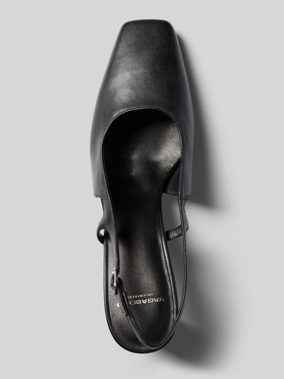 Vagabond Pumps van leer, model 'VENDELA' Zwart - 4