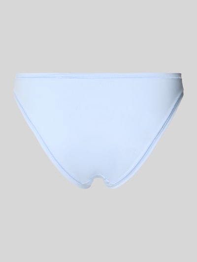 Produktfoto, Bikini Slip mit Logo-Stitching von TOMMY HILFIGER in Hellblau, unifarbene Optik, Stretch-Webstruktur, glatte Oberfläche