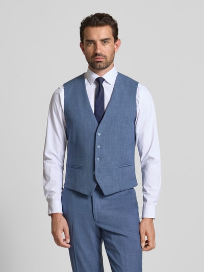 MCNEAL Weste mit V-Ausschnitt und Paspeltaschen Blau 4