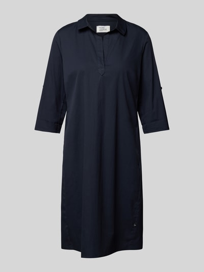 ROBE LÉGÈRE Knielanges Kleid mit 1/2-Arm Marine 2