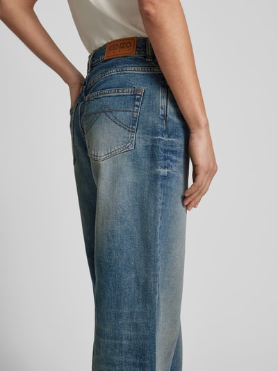 Kenzo Loose Fit Jeans mit Kontrastnähten Jeansblau 3