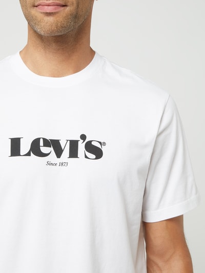 Levi's® Relaxed Fit T-Shirt aus Baumwolle  Weiss 3