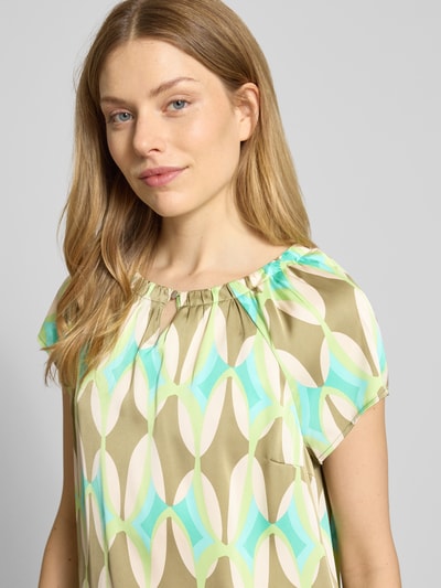 Betty Barclay Regular Fit Blusenshirt mit Raglanärmeln Gruen 3
