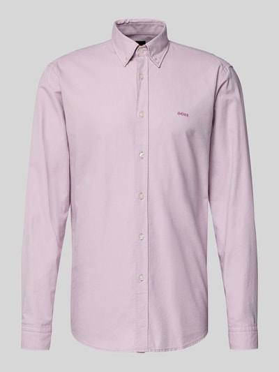 BOSS Orange Regular fit vrijetijdsoverhemd van Oxford-katoen, model 'RICKERT' Roze - 2