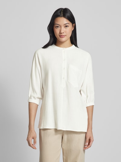 Jake*s Casual Blouse met 3/4-mouwen Offwhite - 4