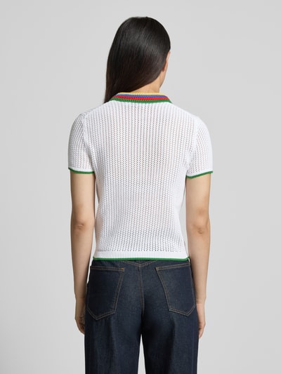 Polo Ralph Lauren Koszulka polo z dzianiny o kroju regular fit z mieszanki bawełny Biały 5