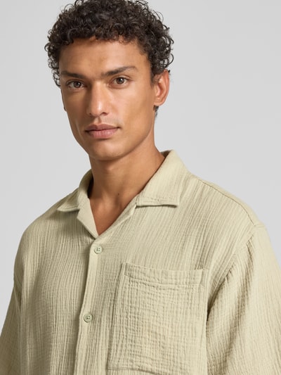 JAKE*S STUDIO MEN Vrijetijdsoverhemd met knoopsluiting Lichtgroen - 3