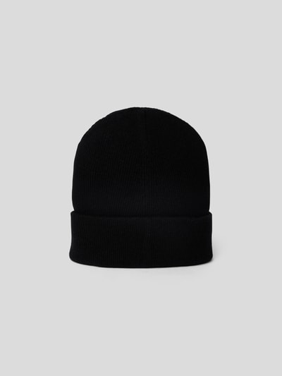 Helmut Lang Beanie mit Logo-Patch Schwarz 5