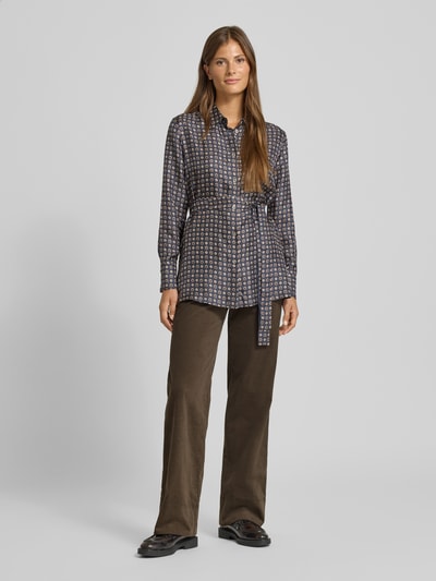 Marc Cain Cordhose mit elastischem Bund Khaki 1