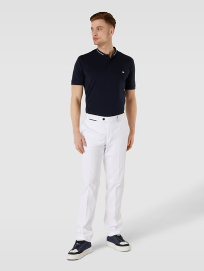 Hiltl Slim Fit Hose mit Bügelfalten Modell 'PEAKER' Weiss 1