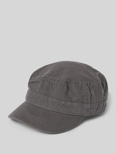 camel active Cap mit Logo-Stitching Modell 'Kuba Cap' Anthrazit 1