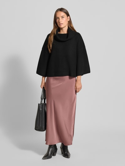 comma Relaxed Fit Strickpullover mit Rollkragen Black 1