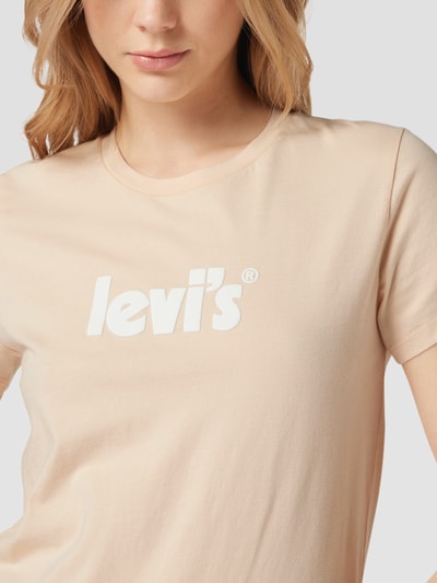 Levi's® T-shirt z nadrukiem z logo Różowy 3