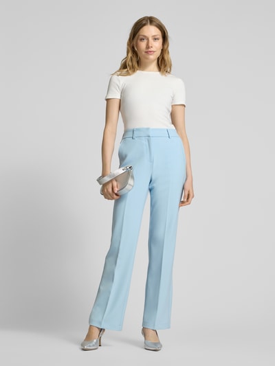 YAS High waist stoffen broek met steekzakken, model 'LIKKA' Lichtblauw - 1