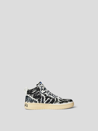 Marni High-Top-Sneaker aus Leder Black 5