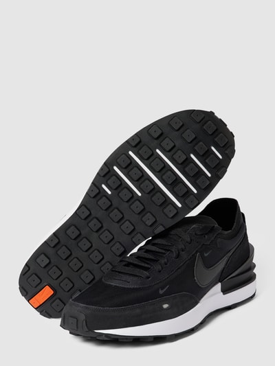 Nike Sneakers met labeldetails, model 'Waffle' Zwart - 4