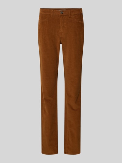 Brax Stoffhose mit Eingrifftaschen Modell 'MARY' Cognac 2