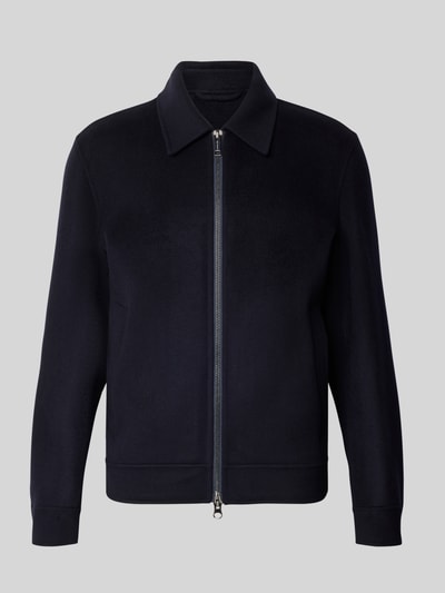 Strellson Regular Fit Blouson aus Baumwoll-Mix Modell 'Light Wool' Marine 1