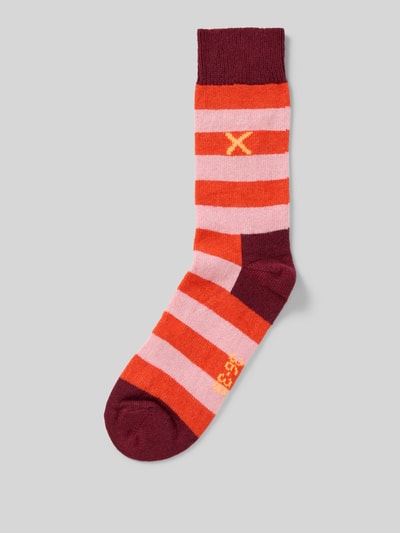 Unio Socken mit Kaschmir-Anteil Orange 1