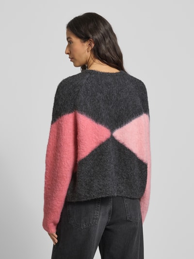 Smith and Soul Sweter z dzianiny z okrągłym dekoltem Antracytowy 5