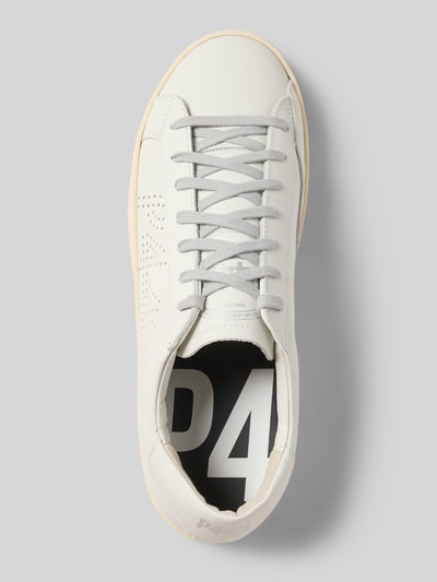 P448 Sneakers met ajourpatroon, model 'JOHN' Wit - 3