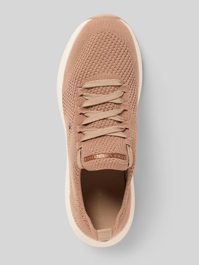 Tommy Hilfiger Low Top Sneaker in Strickoptik Taupe 3