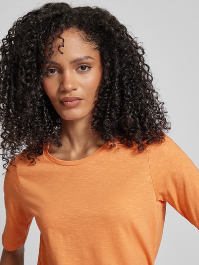 Soyaconcept T-Shirt mit Rundhalsausschnitt Modell 'Babette' Orange 3