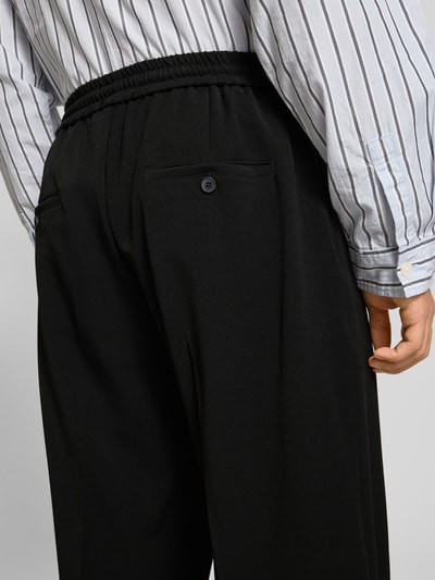 Don´t Waste Culture Straight Fit Stoffhose mit Viskose-Anteil Modell 'Yaho' Black 3