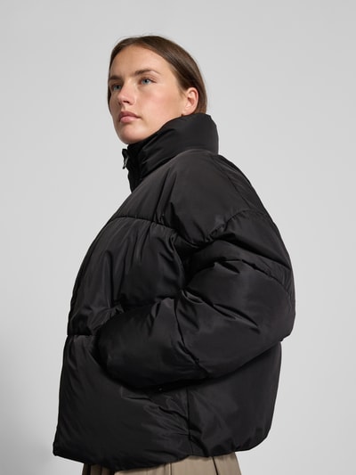 Jake*s Casual Jacke mit Stehkragen und Reißverschlusstaschen Black 3