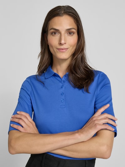 Christian Berg Woman Poloshirt met korte knoopsluiting Blauw - 3