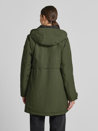 Didriksons Parka o kroju regular fit z kapturem Ciemnozielony 5