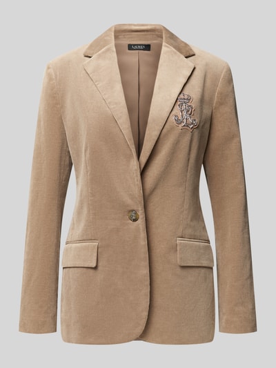 Lauren Ralph Lauren Blazer mit Label-Patch Modell 'CAHWIN' Taupe 2