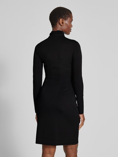 Marc Cain Knielanges Kleid mit Schalkragen Black 5